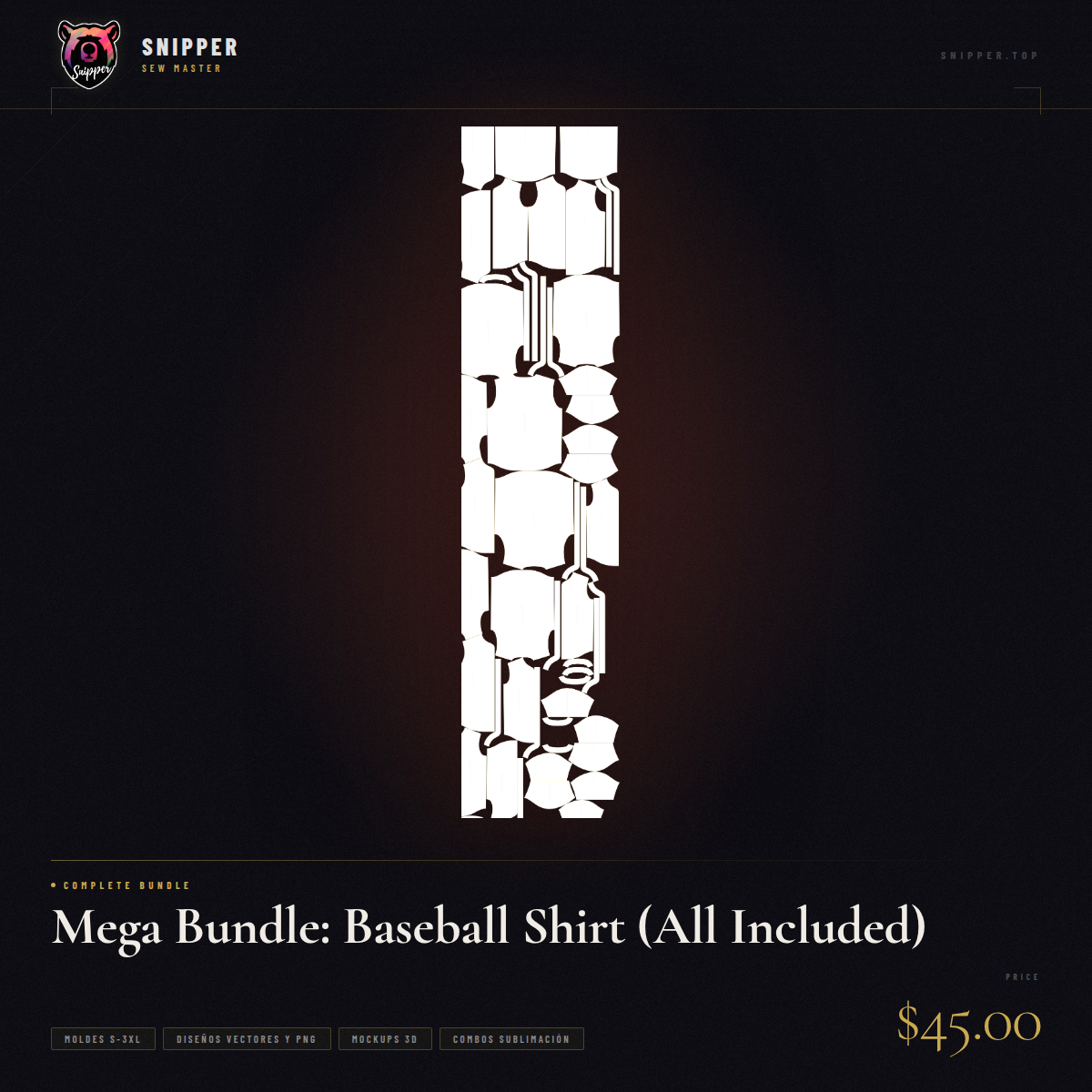 mega pack camisa béisbol 2
