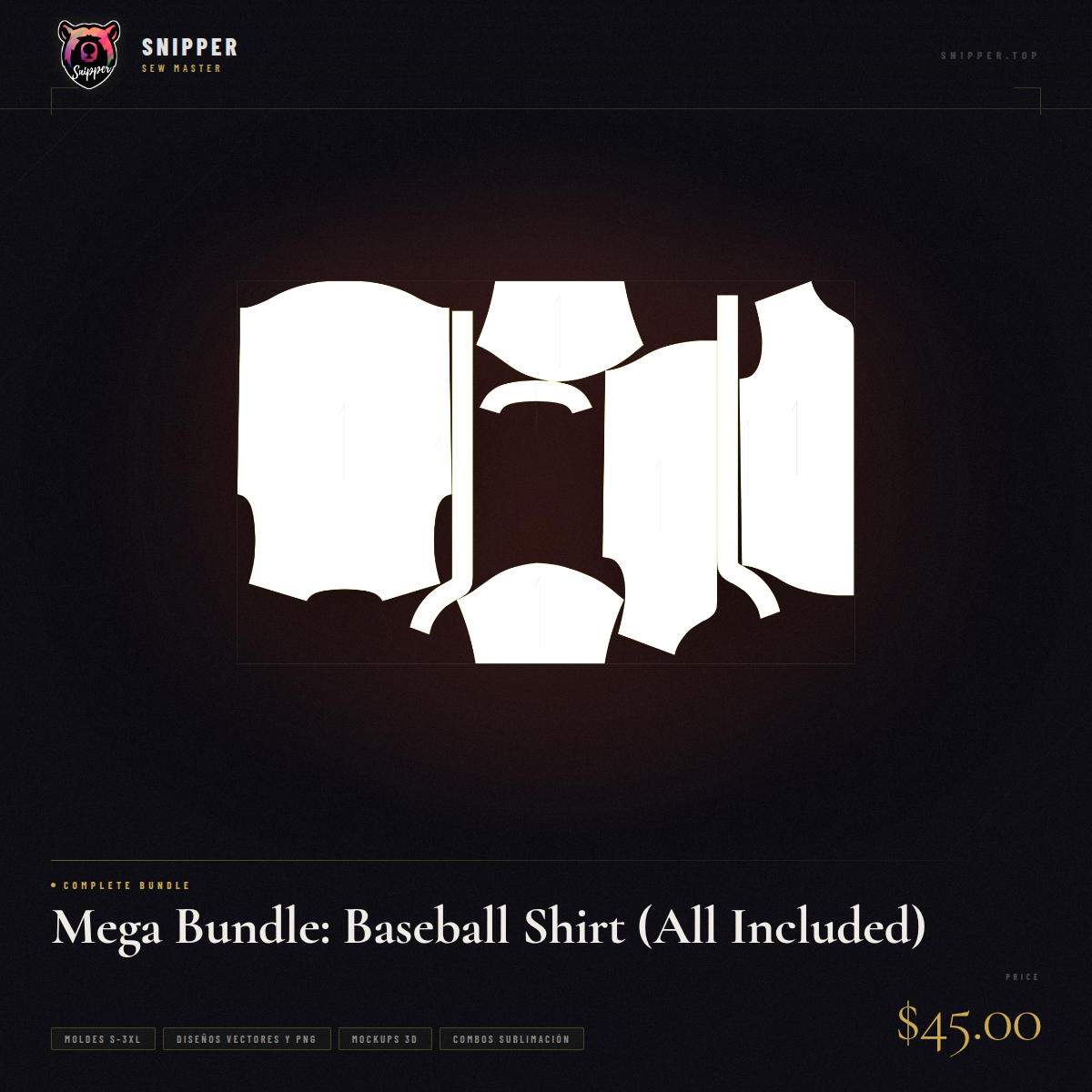 mega pack camisa béisbol 3