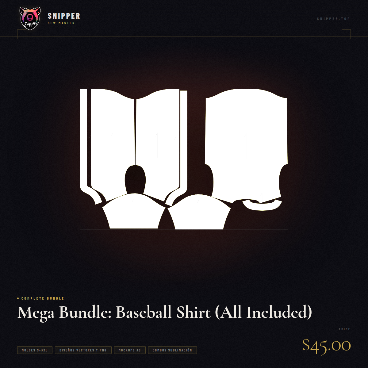 mega pack camisa béisbol 6