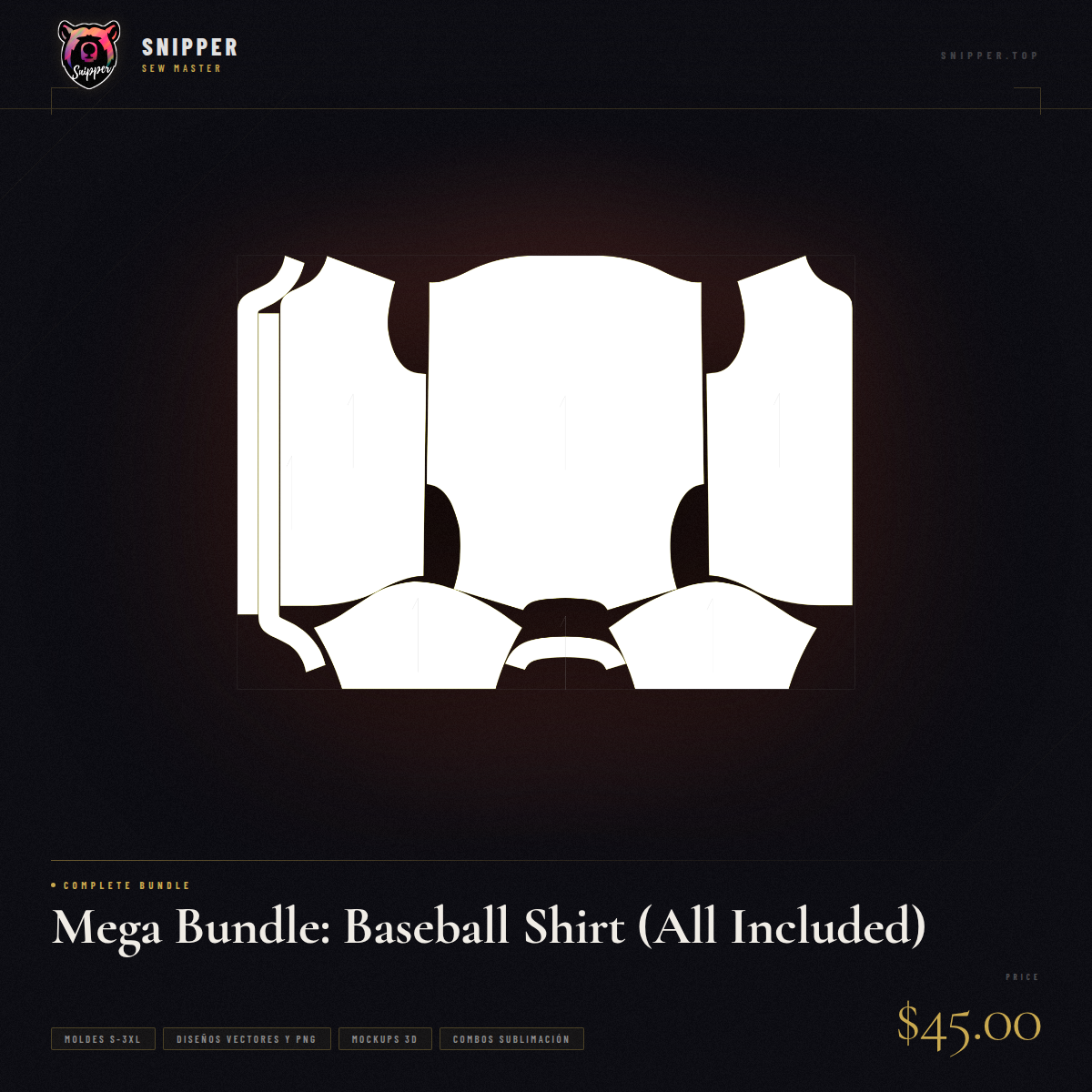 mega pack camisa béisbol 8