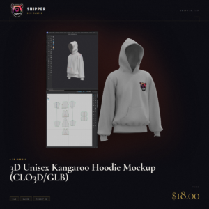 unisex kangaroo hoodie mockup 3d mockup